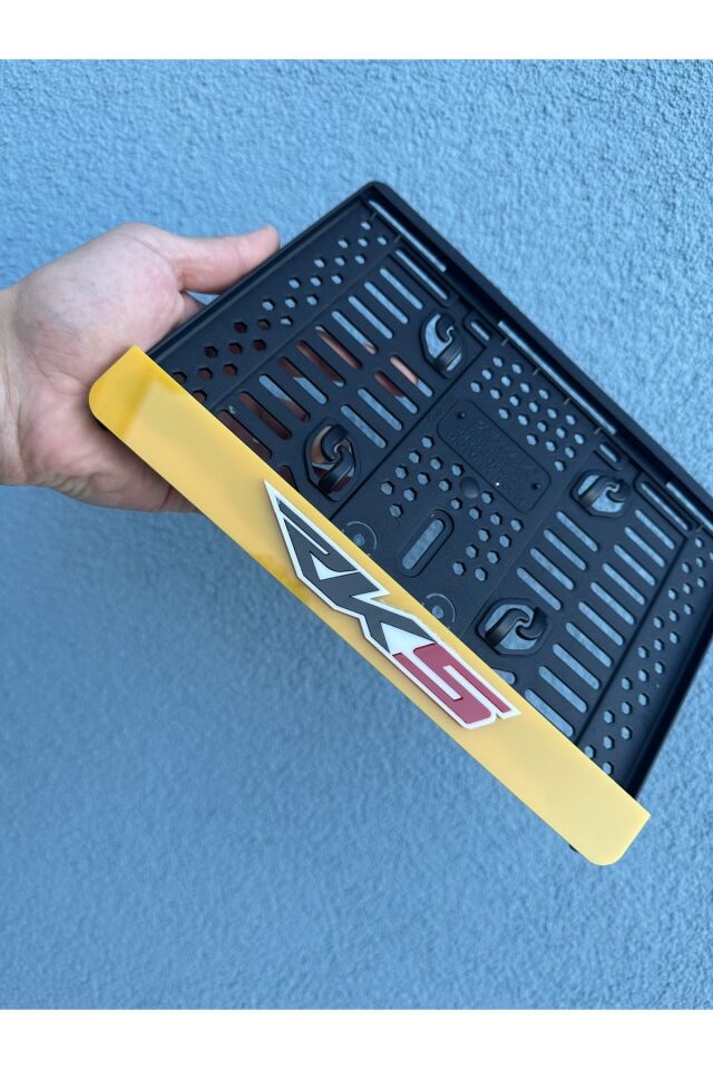 Rks 3d Kabrtmalı Pleksi Motor Plakalığı