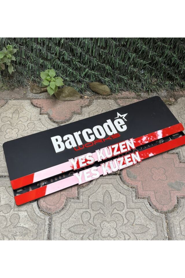 YES KUZEN TAKMATİK PLEKSİ PLAKALIK RED EDITION