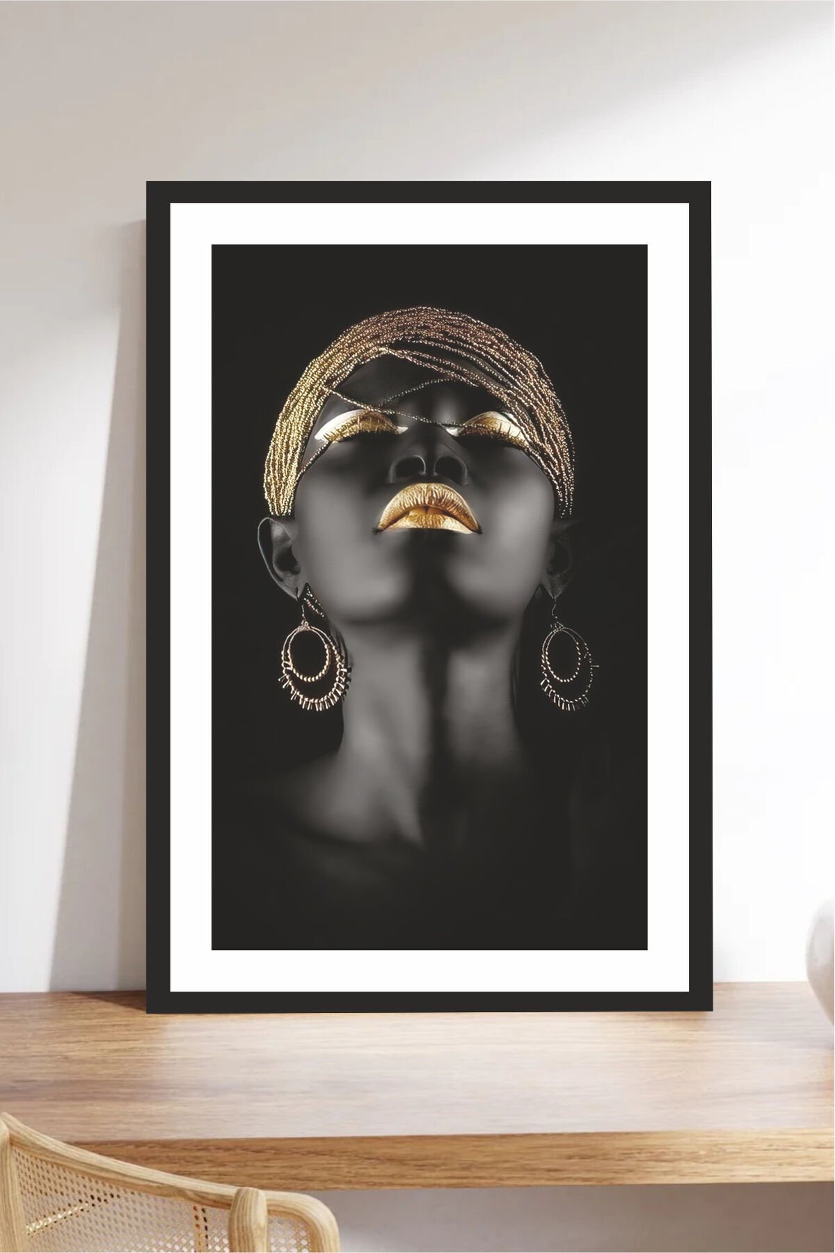 Home Yazılı Ahşap Mdf Çerçeve Görünümlü Mdf Tablo