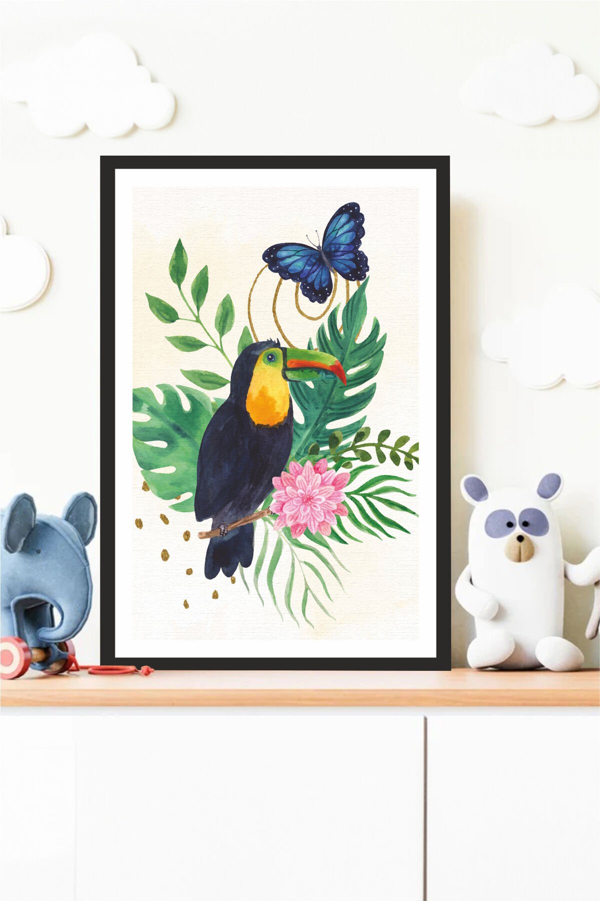 Çocuk Odası Tasarımlı Çerçeve Görünümlü Mdf Tablo