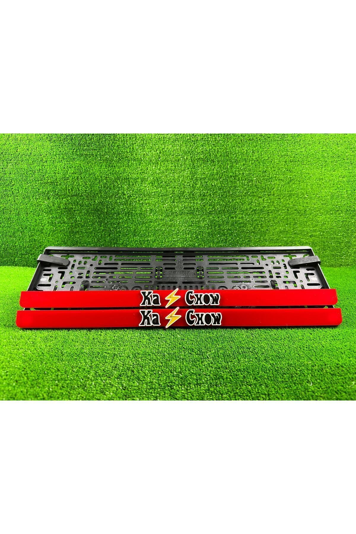 Mcqueen Ka Chow 3d Kabrtmalı Pleksi Araba Plakalığı 1 Takım