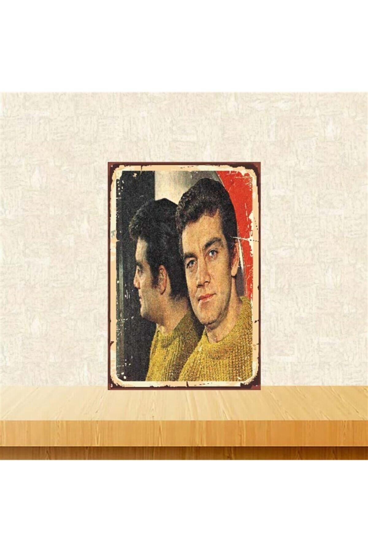 Ekrem Bora 20-30 cm Retro Ahşap Poster Tkfx3908