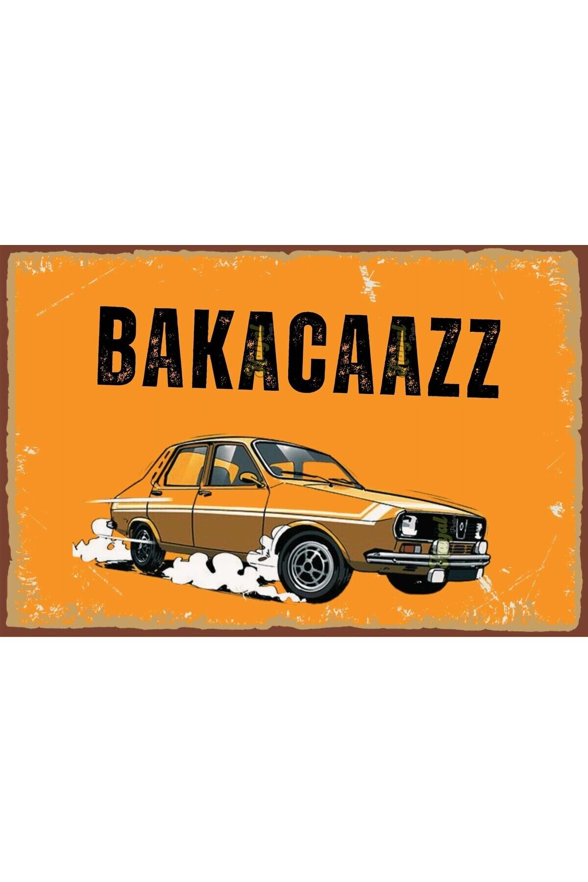 Bakacazz Duvar Yazıları Ahşap Poster