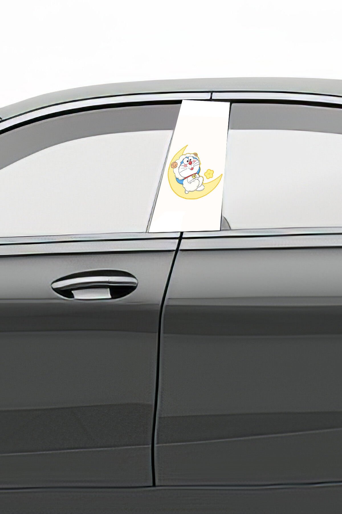 Araç Kapı Direk Kaplama Folyosu Desenli (Sağ Sol Takım) (2 Adet) - 22x50 Cm