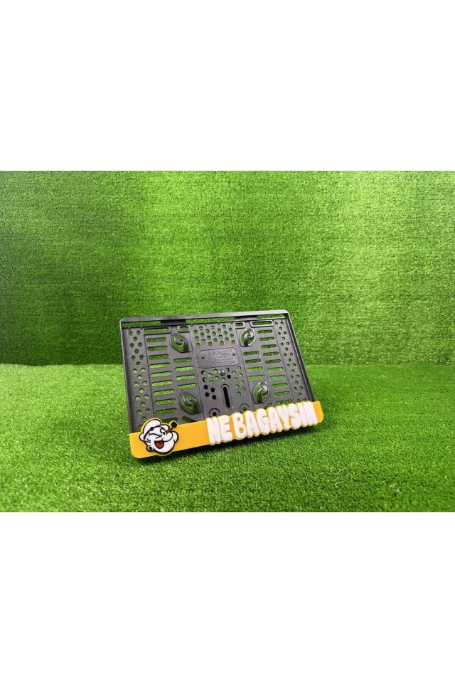 Temel Reis Ne Bagaysın 3d Kabrtmalı Pleksi Motor Plakalığı