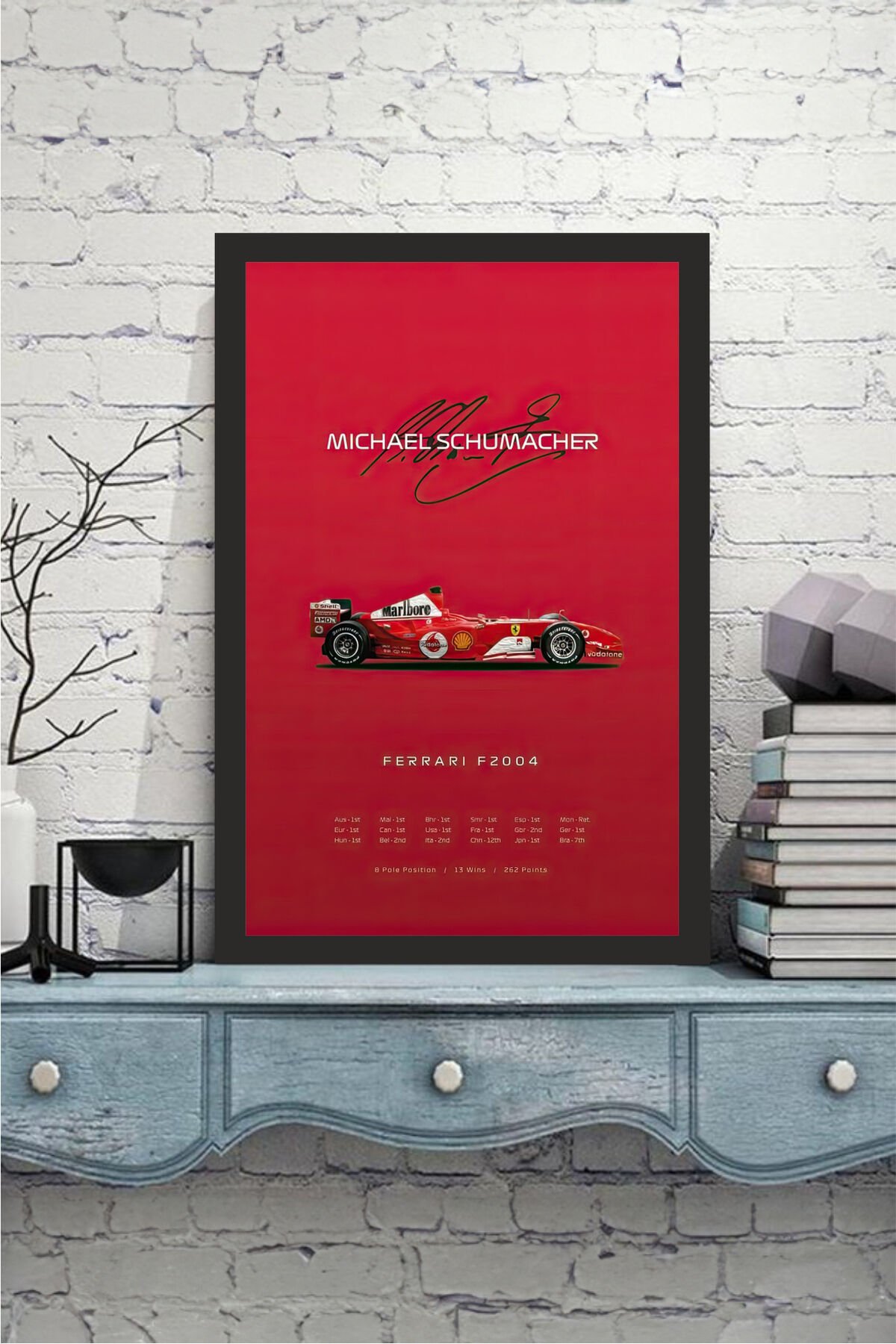 genç odası çerceve görünümlü mdf tablo