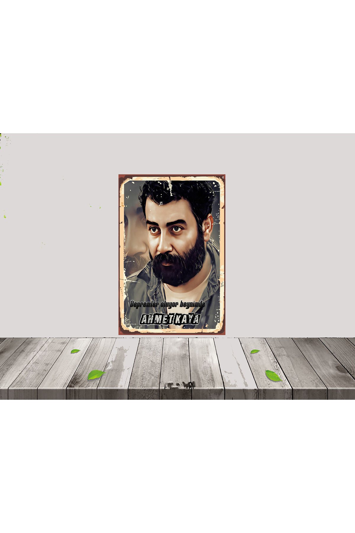 Ahmet Kaya Temalı 1 Adet 20 x 30 CM Tablo Set