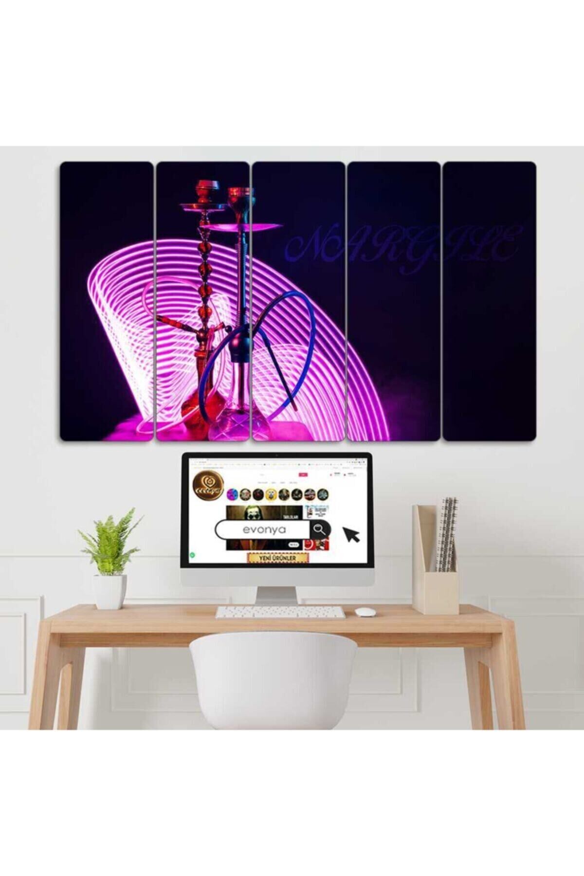 Nargile - 5 Parçalı Tablo