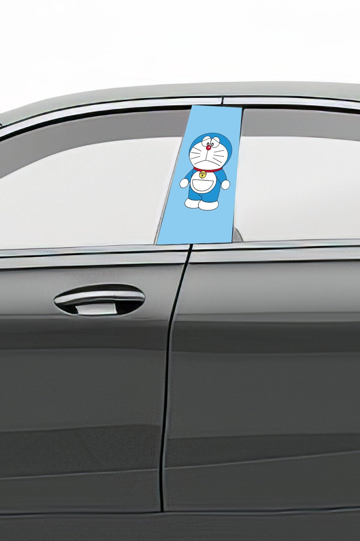 Araç Kapı Direk Kaplama Folyosu Desenli Uyumlu (Sağ Sol Takım) (2 Adet) - 22x50 Cm