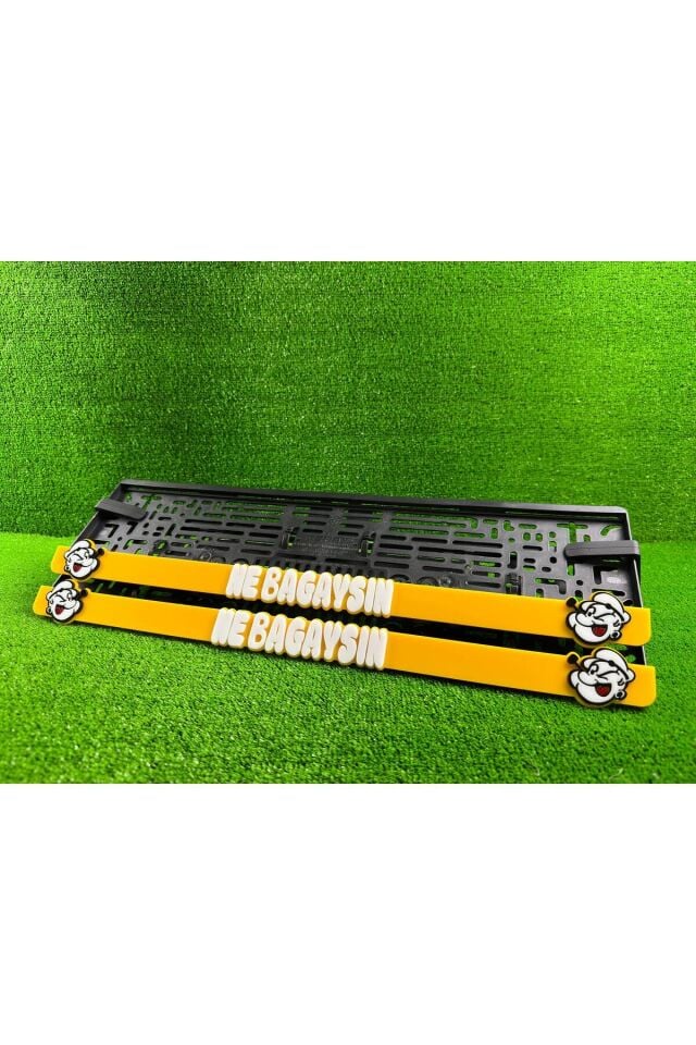 Temel Reis Ne Bagaysın 3d Kabrtmalı Pleksi Araba Plakalığı 1 Takım