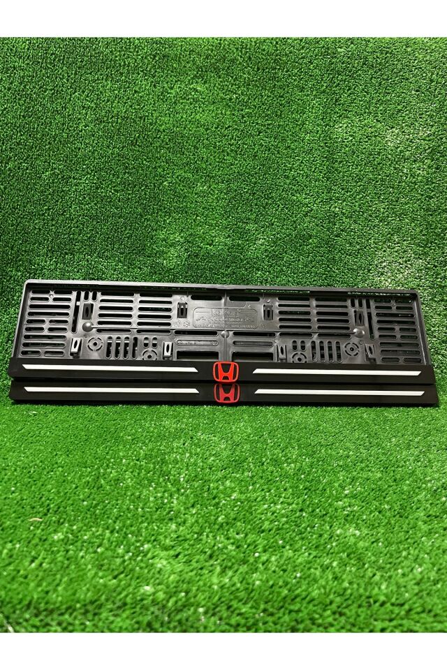 Honda H Logolu Kabartma Tasarım Araba Plakalık