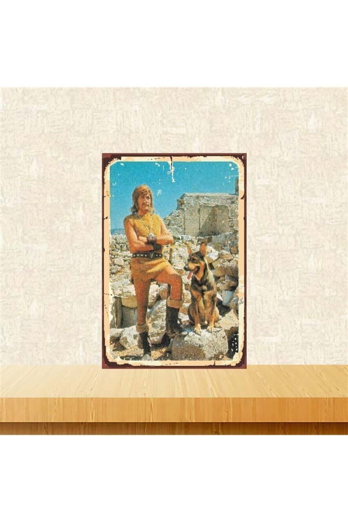 Tarkan 20-30 Cm Retro Ahşap Poster Tkfx3788