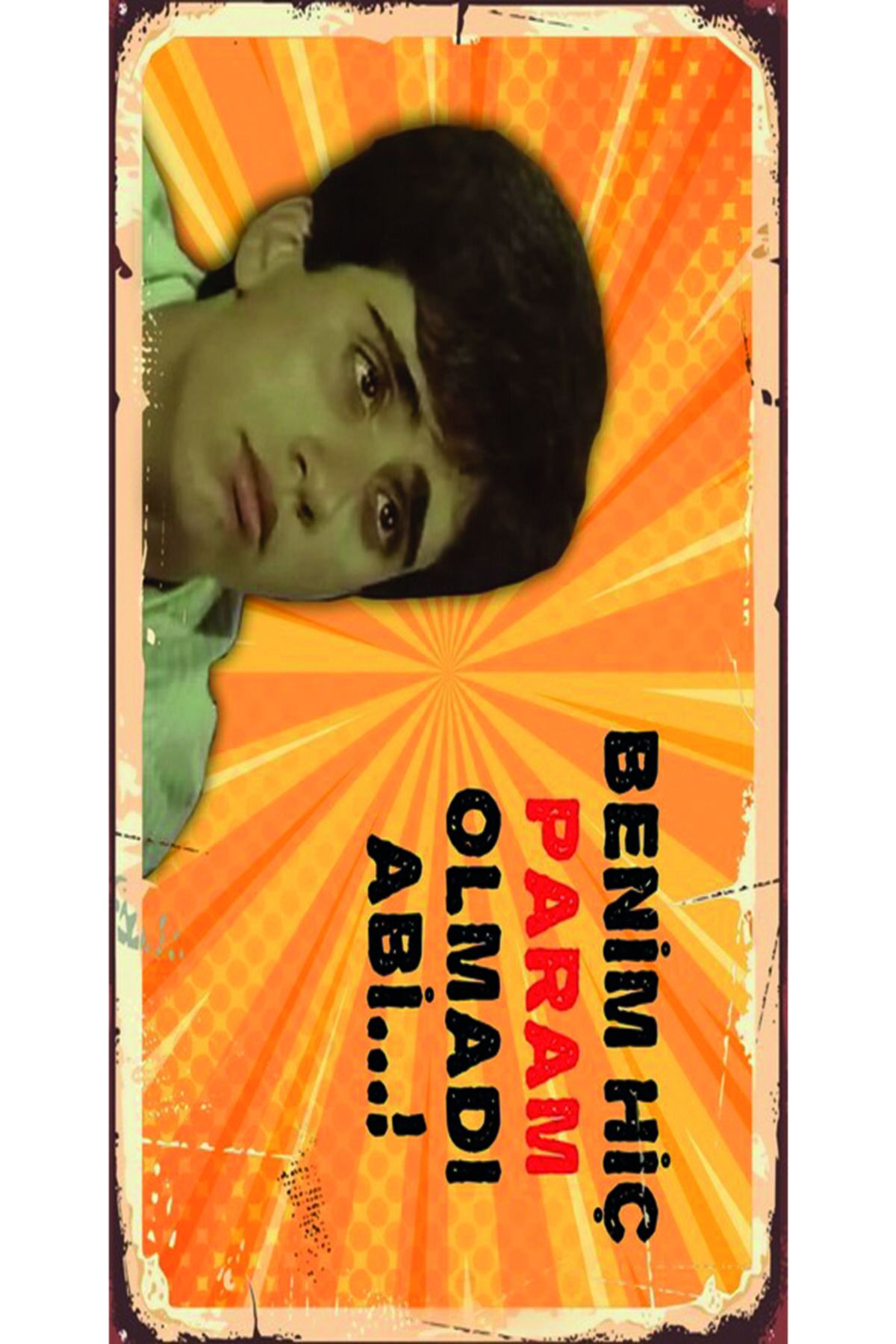 Türk Sineması Yeşilçam Özel Kolleksiyonu Tasarım Ahşap Poster