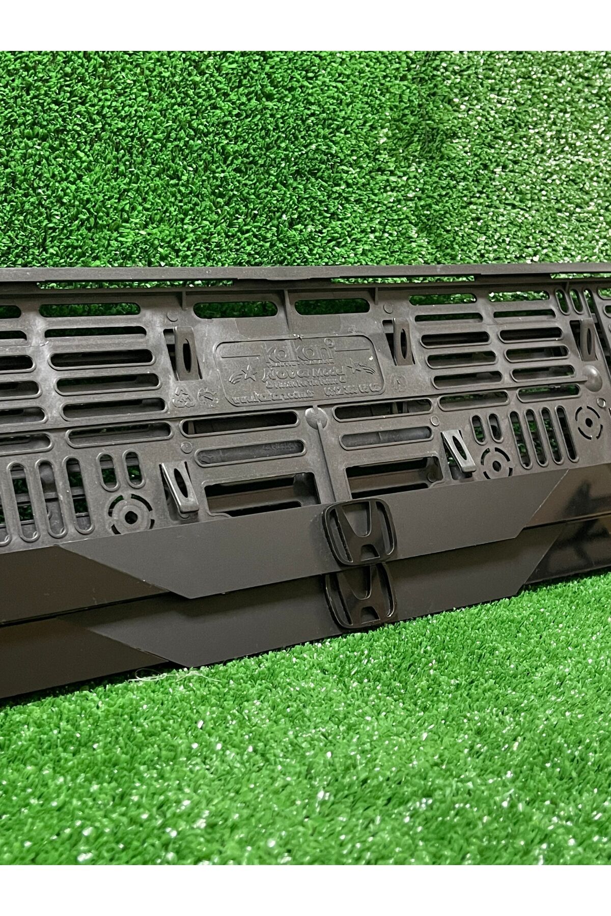 Pleksi Uyumlu Otomobil Plakalık Dubai Model Honda Siyah H Logolu Plakalık