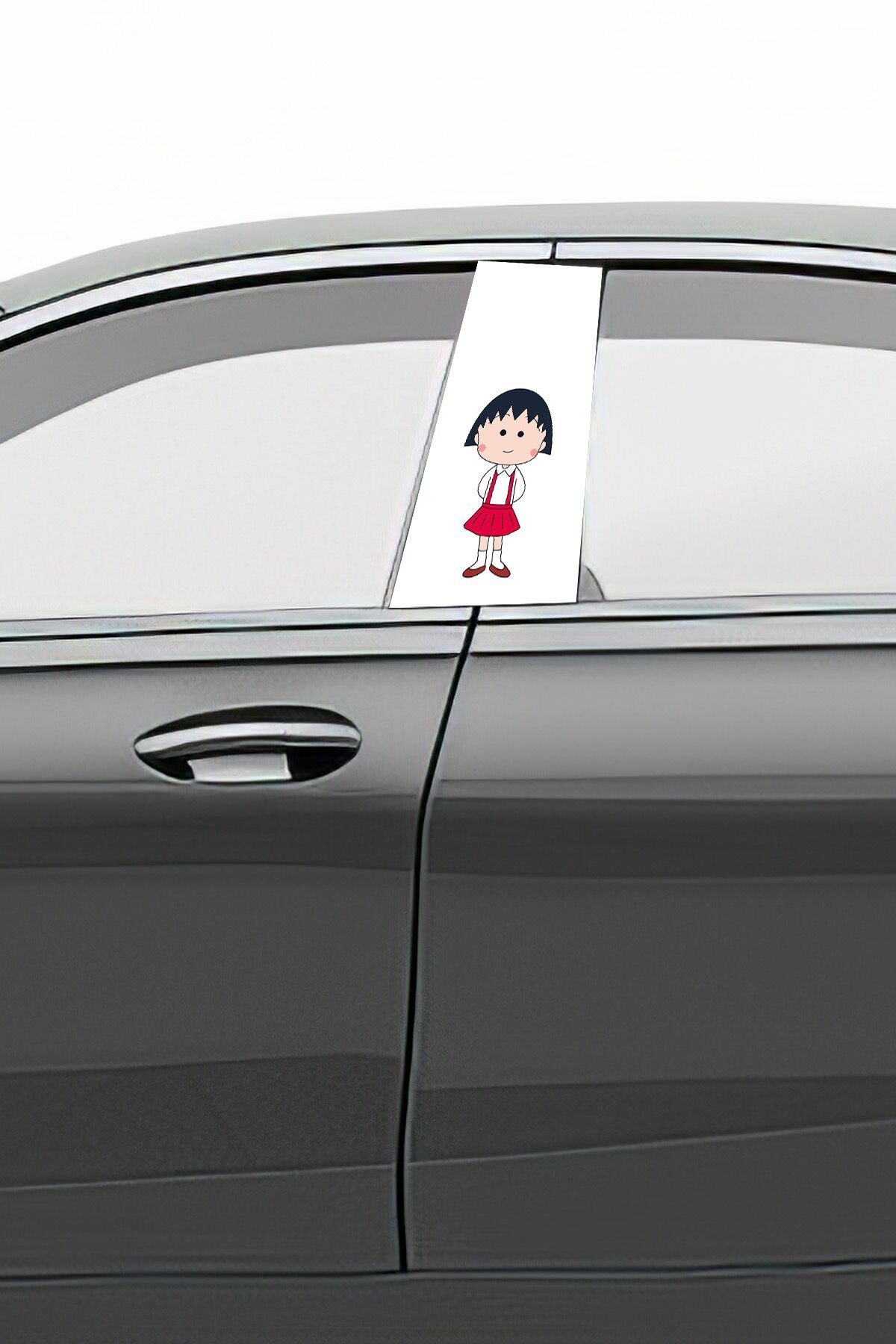 Araç Kapı Direk Kaplama Folyosu Desenli (Sağ Sol Takım) (2 Adet) - 22x50 Cm