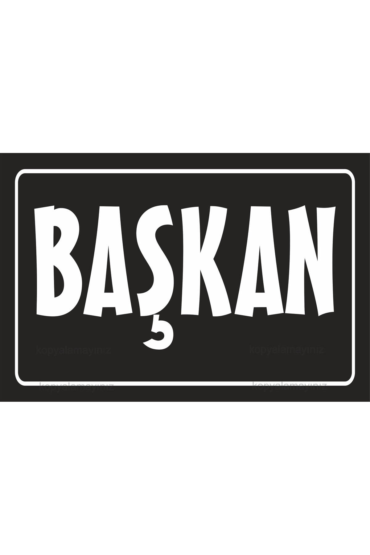 başkan tabelası komik espirili sözler duvar yazıları ev dekorasyon tablo retro ahşap poster