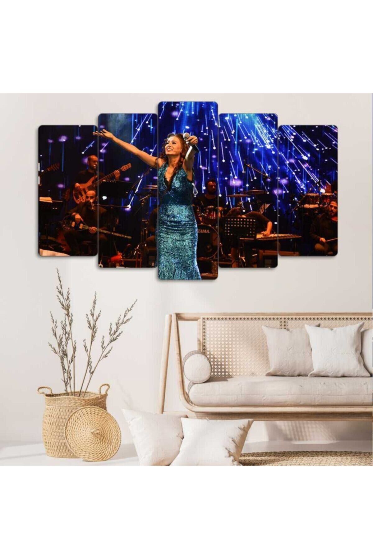 Yıldız Tilbe - 5 Parçalı Tablo