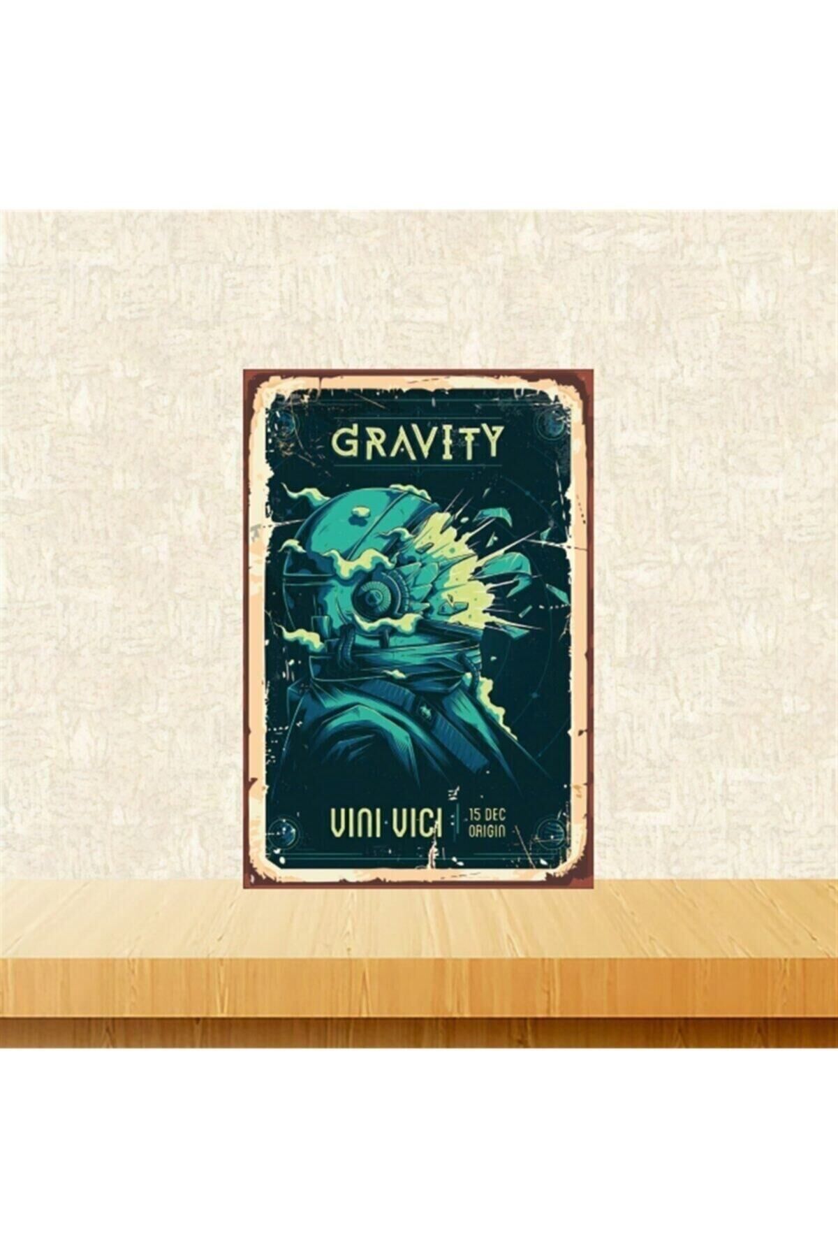 Gravity Vını Vıcı 20-30 Cm Retro Ahşap Tablo Tkfx5113