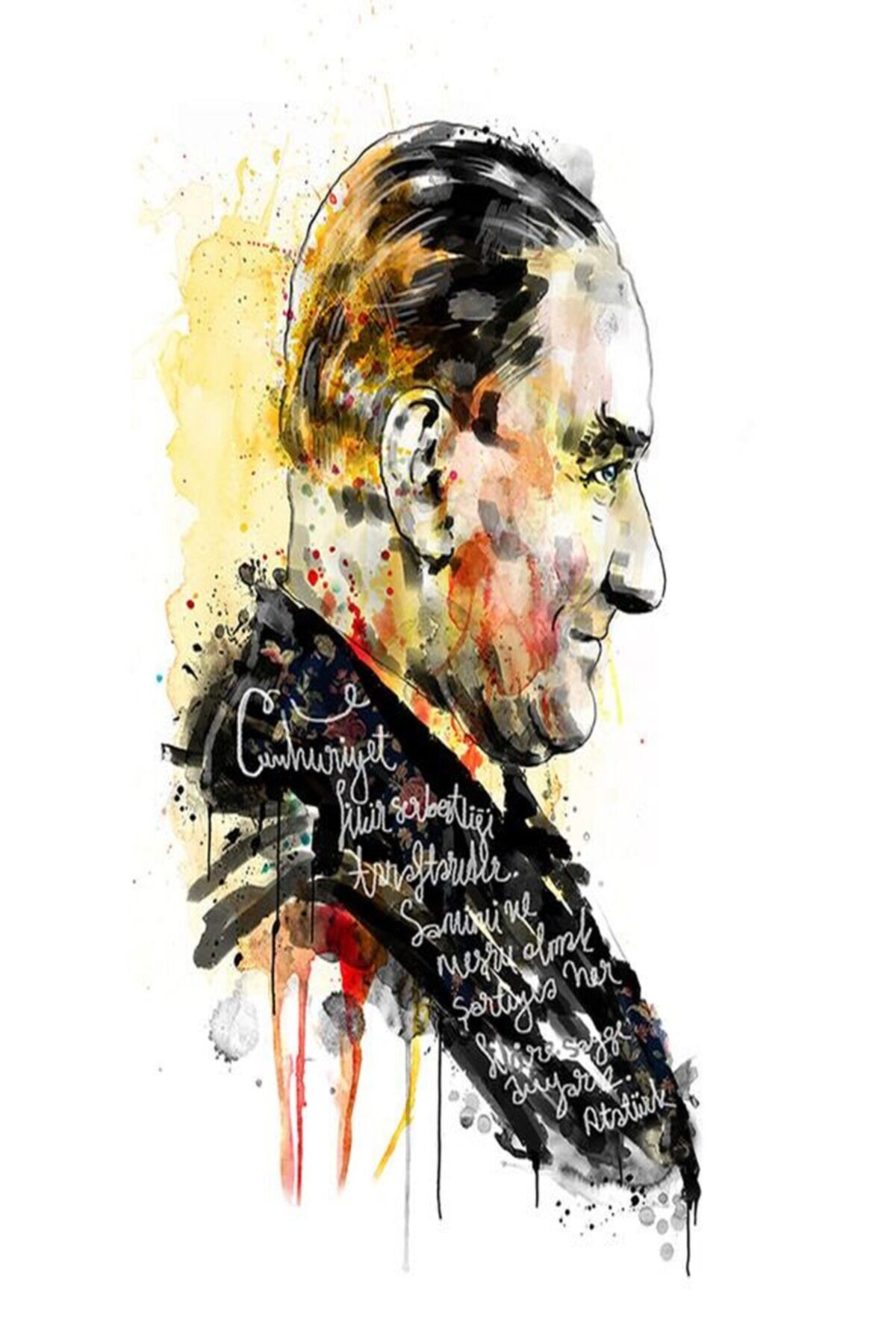 Atatürk Ahşap Duvar Poster – Özel Koleksiyon – Hbb