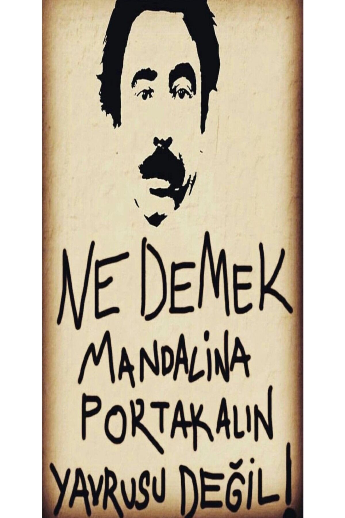 Şener Şen Ahşap Duvar Poster – Özel Koleksiyon – Hbb