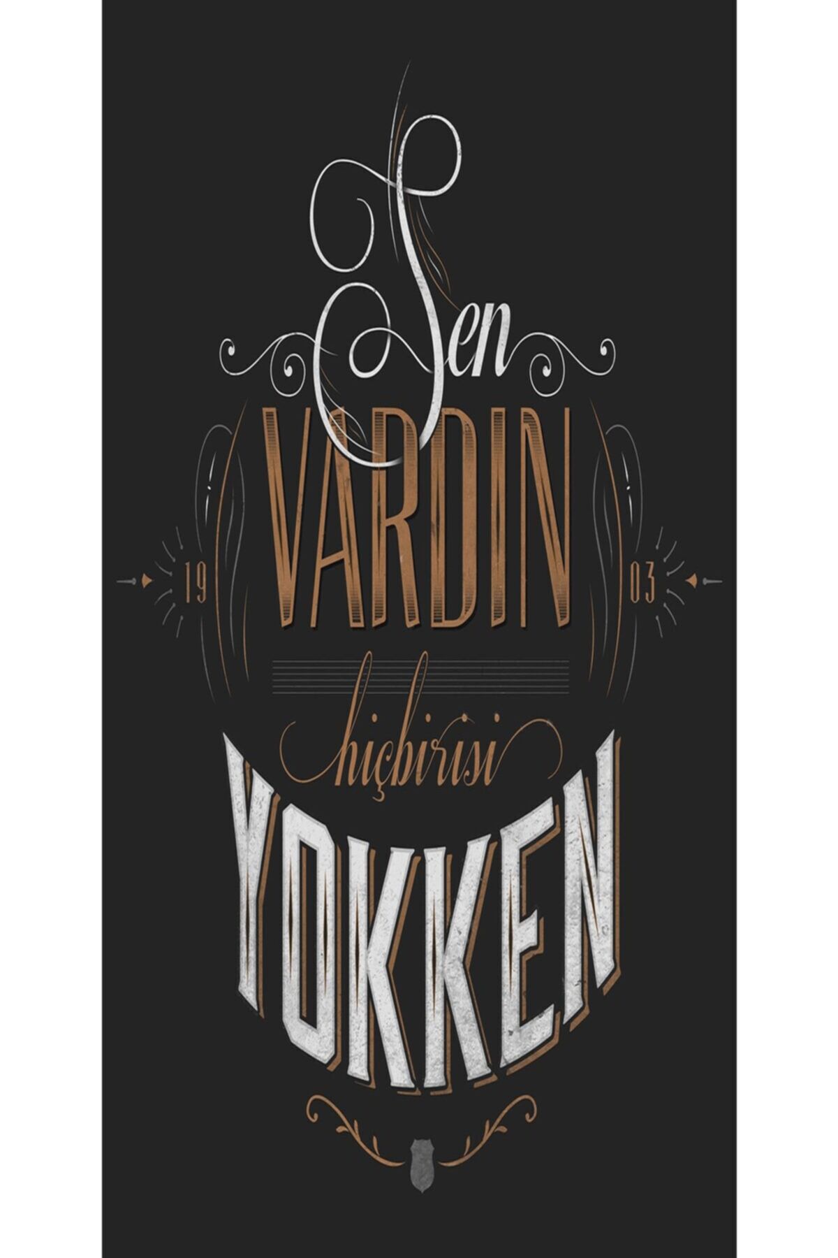 Yazılı Ahşap Duvar Poster – Özel Koleksiyon – Hbb