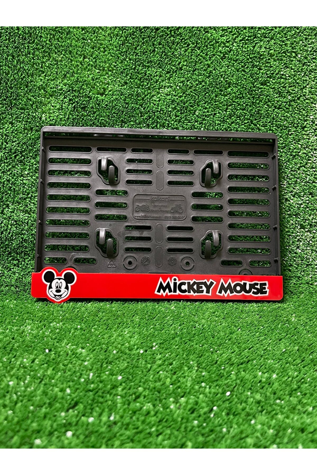 Plakalık Motosiklet Plakalığı M MOUSE Yazılı Logolu Motor Plakalık