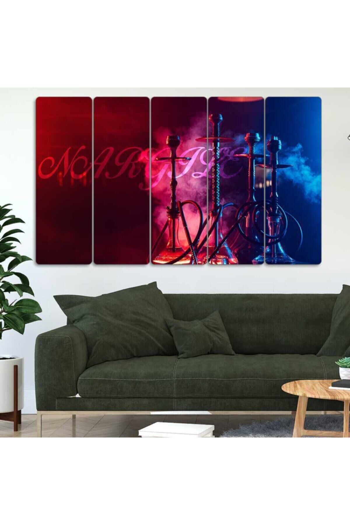 Nargile - 5 Parçalı Tablo