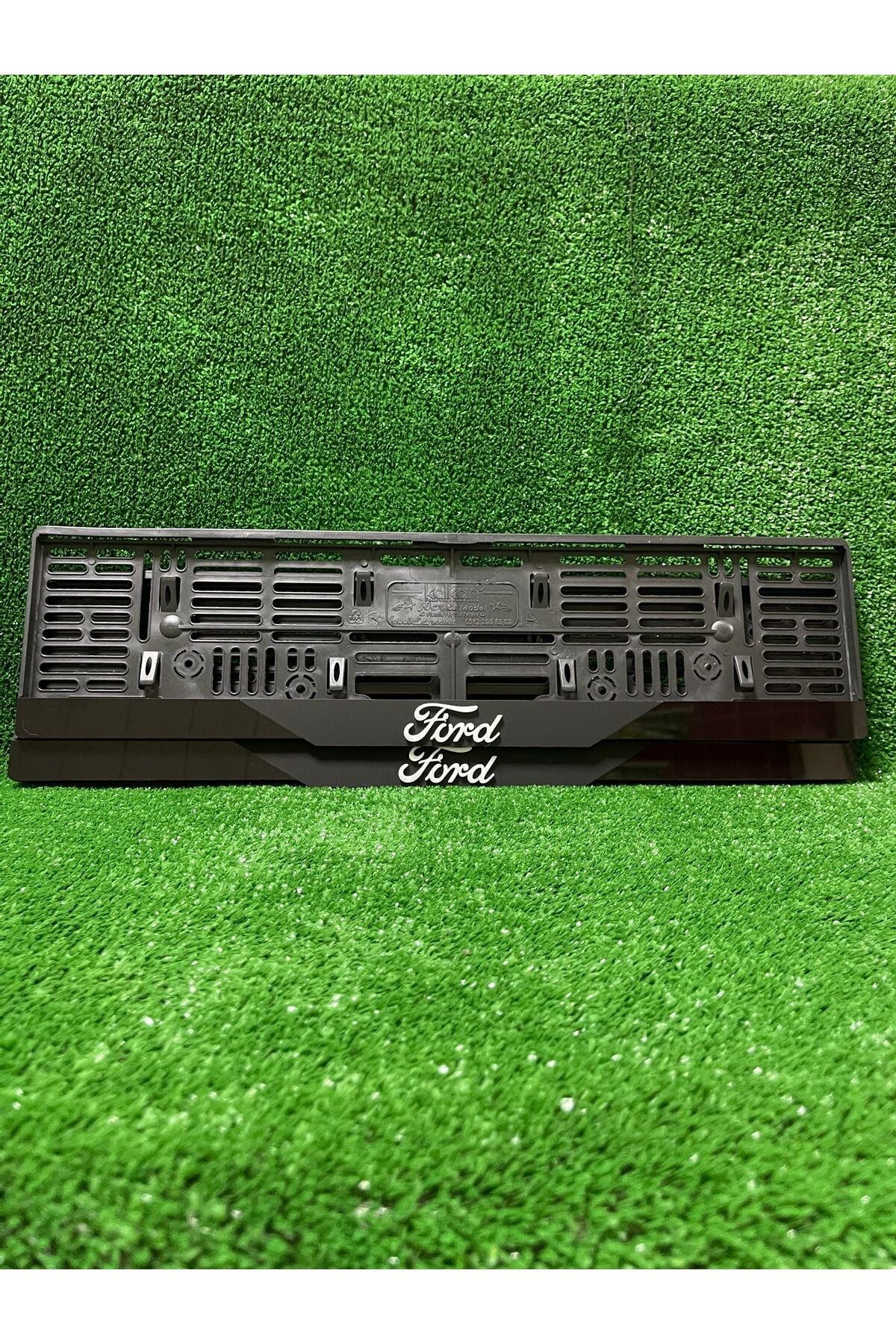 Pleksi Otomobil Plakalık Dubai Model Mercedes AMG Siyah Logolu Plakalık Uyumlu