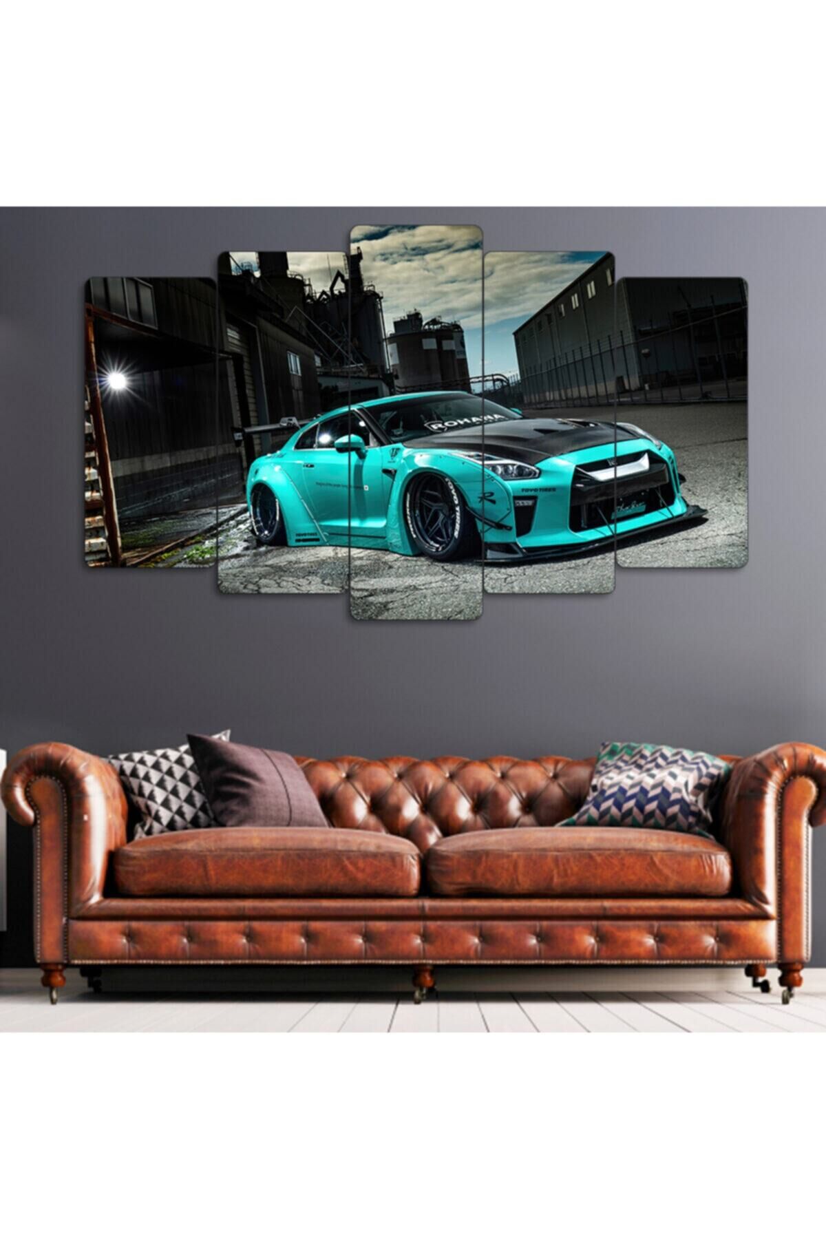 Nissan Gtr - 5 Parçalı Tablo