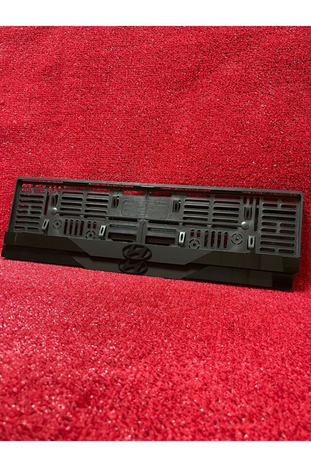 Pleksi Otomobil Plakalık Dubai Model hyundai H Siyah Logolu Plakalık