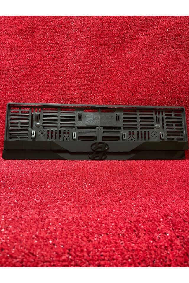 Pleksi Otomobil Plakalık Dubai Model hyundai H Siyah Logolu Plakalık