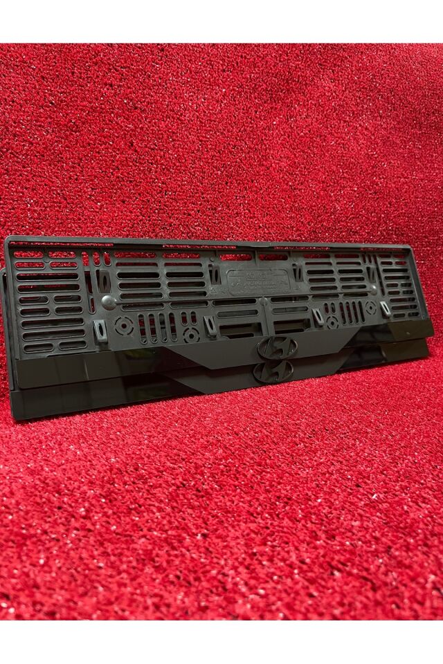 Pleksi Otomobil Plakalık Dubai Model hyundai H Siyah Logolu Plakalık