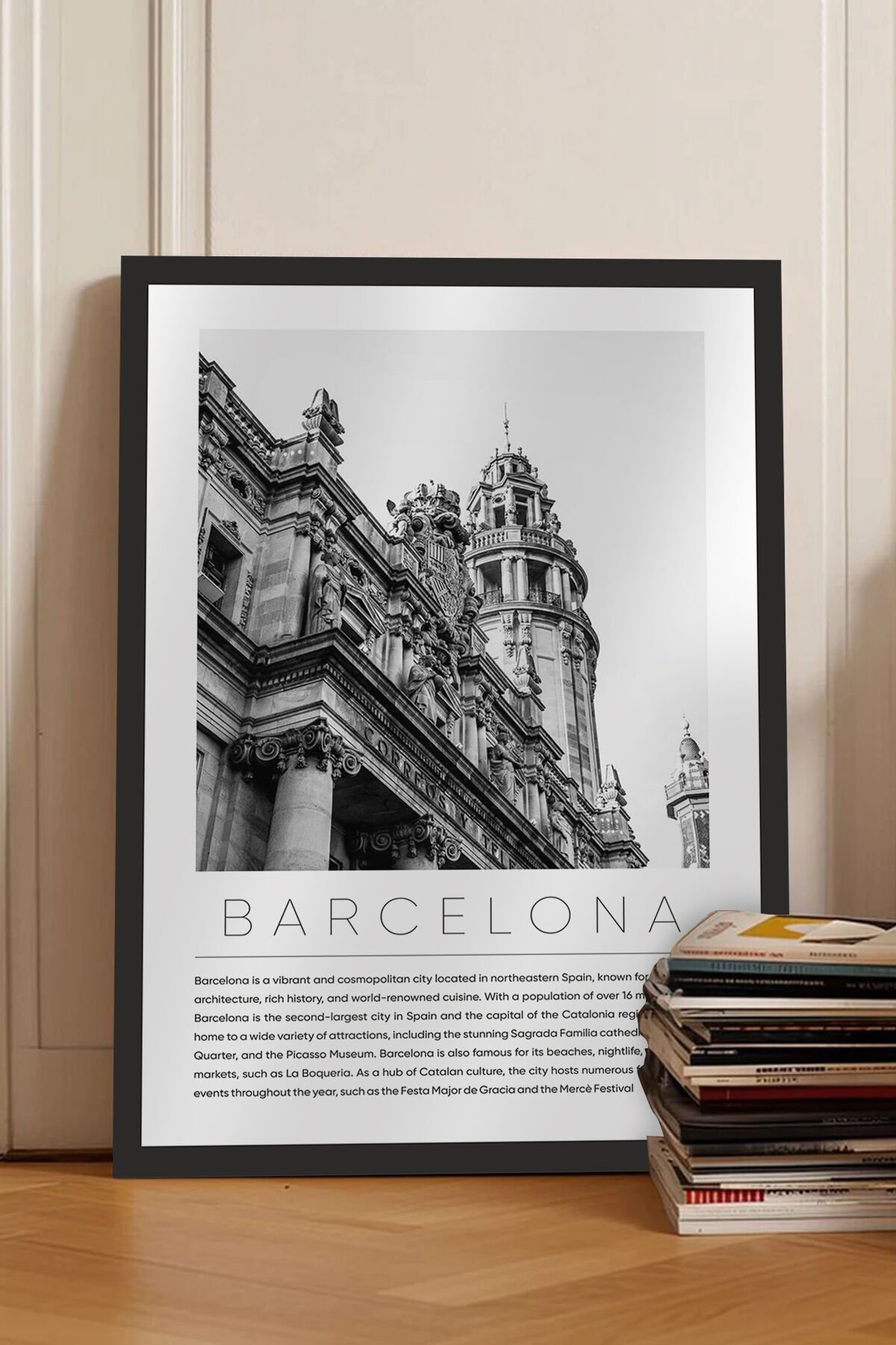 Dünya Şehirleri Koleksiyonu Çerçeve Görünümlü Mdf Tablo