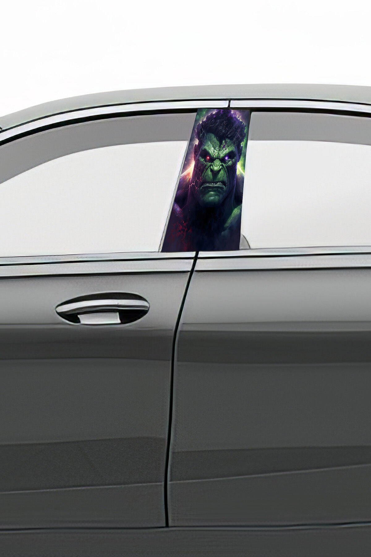 Araç Kapı Direk Kaplama Folyosu Desenli (Sağ Sol Takım) (2 Adet) - 22x50 Cm