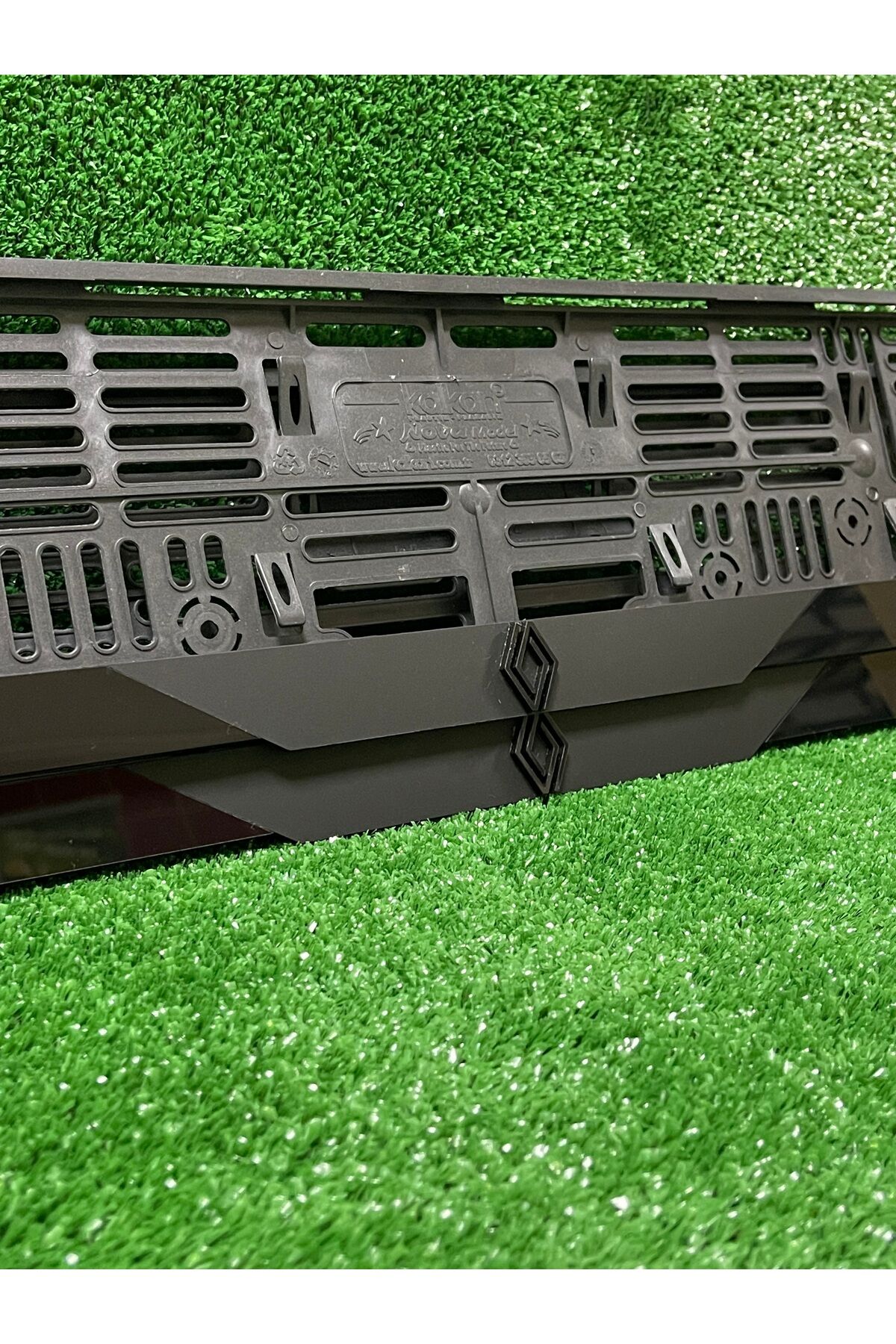 Pleksi Otomobil Plakalık Dubai Model Renault Siyah Logolu Plakalık