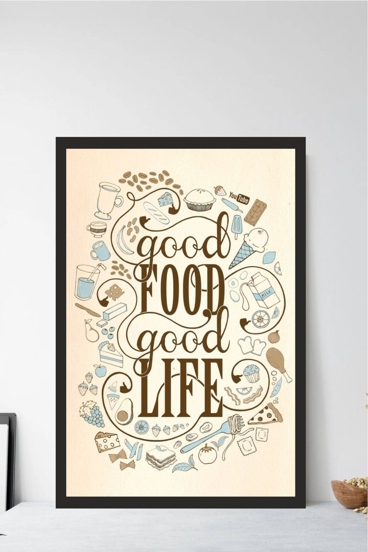 mutfak tasarımlı Çerçeve Görünümlü Mdf Tablo