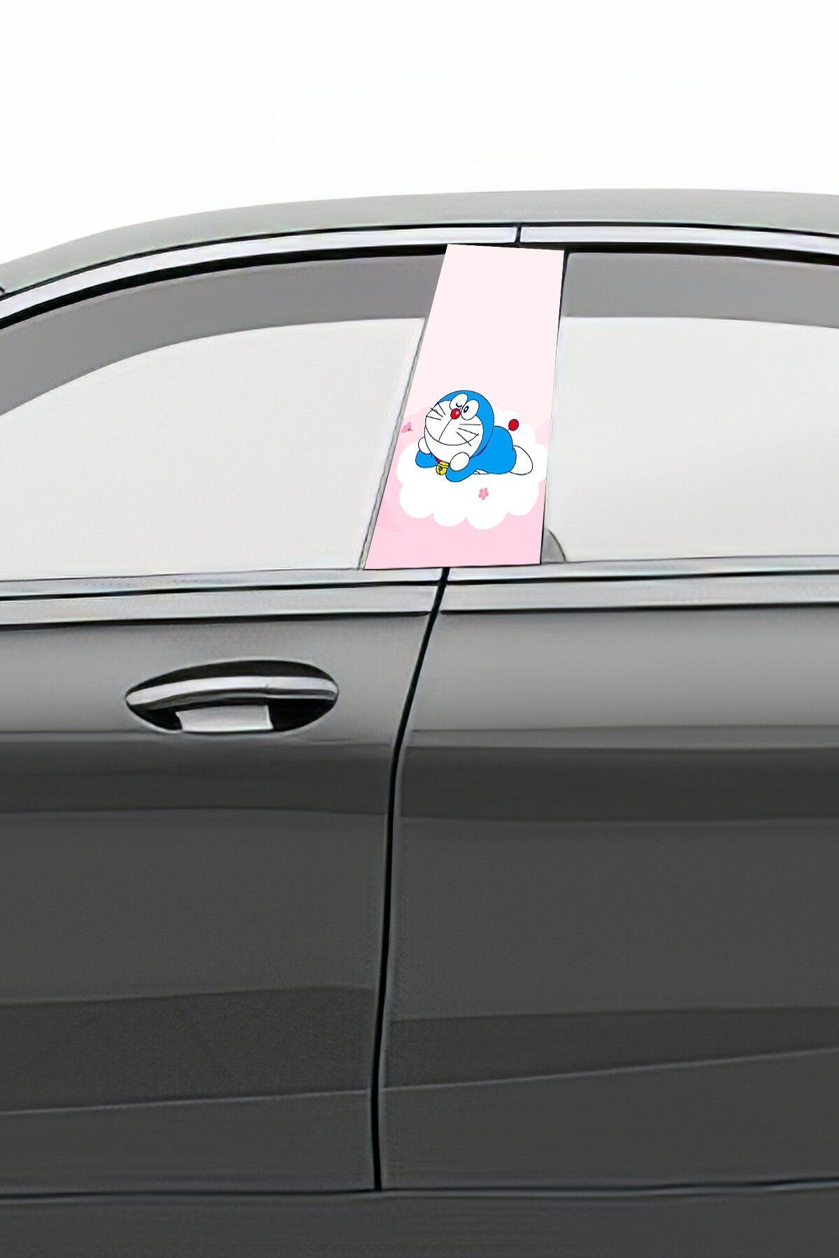 Araç Kapı Direk Kaplama Folyosu Desenli (Sağ Sol Takım) (2 Adet) - 22x50 Cm