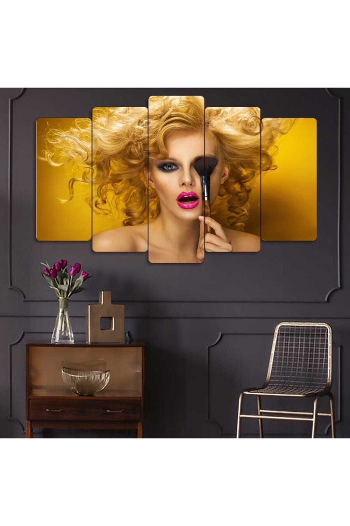 Kuaför,saç Tasarım - 5 Parçalı Tablo