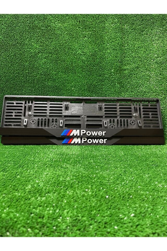 Pleksi Otomobil Plakalık Dubai Model BMW M POWER Logolu Plakalık
