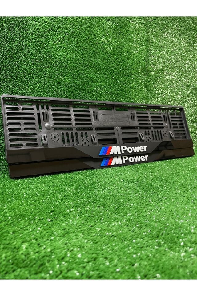 Pleksi Otomobil Plakalık Dubai Model BMW M POWER Logolu Plakalık