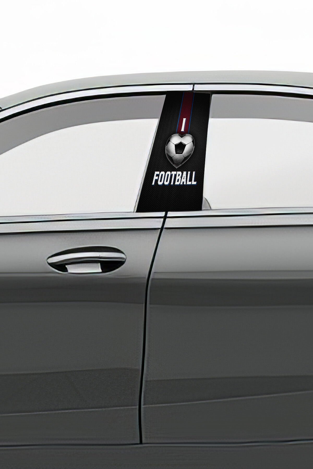 Araç Kapı Direk Kaplama Folyosu Desenli (Sağ Sol Takım) (2 Adet) - 22x50 Cm