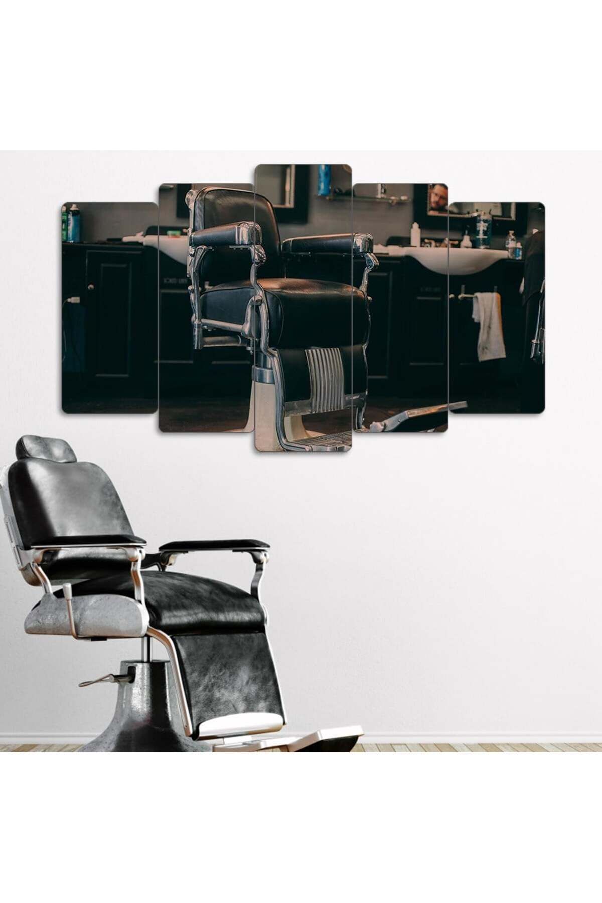 Geleneksel Berber Sanatı - 5 Parçalı Berber Tablo