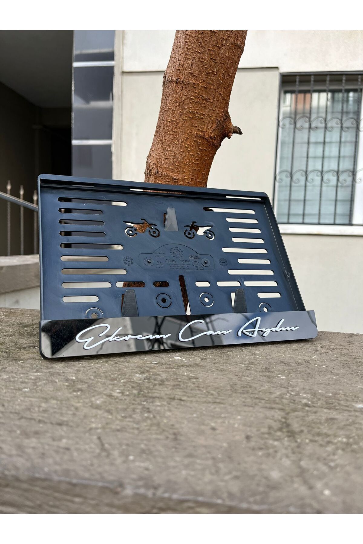 Motor Plakalık Isimli Kişiye Özel Uv Baskı Takmatik İmza Fontu ( 1 Adet )