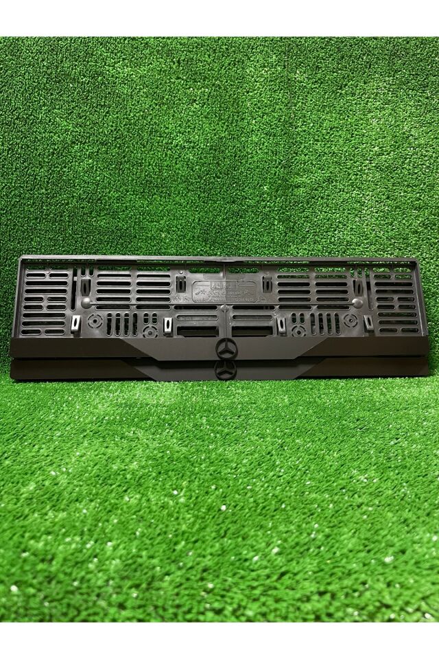 Pleksi Otomobil Plakalık Dubai Model Mercedes Siyah Logolu Plakalık