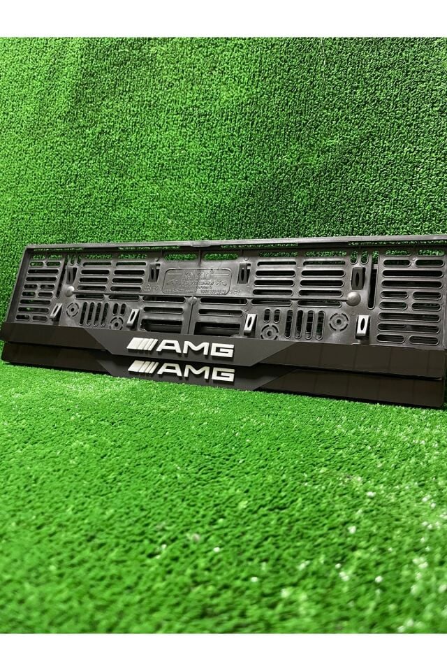 Pleksi Otomobil Plakalık Dubai Model Mercedes AMG Logolu Plakalık