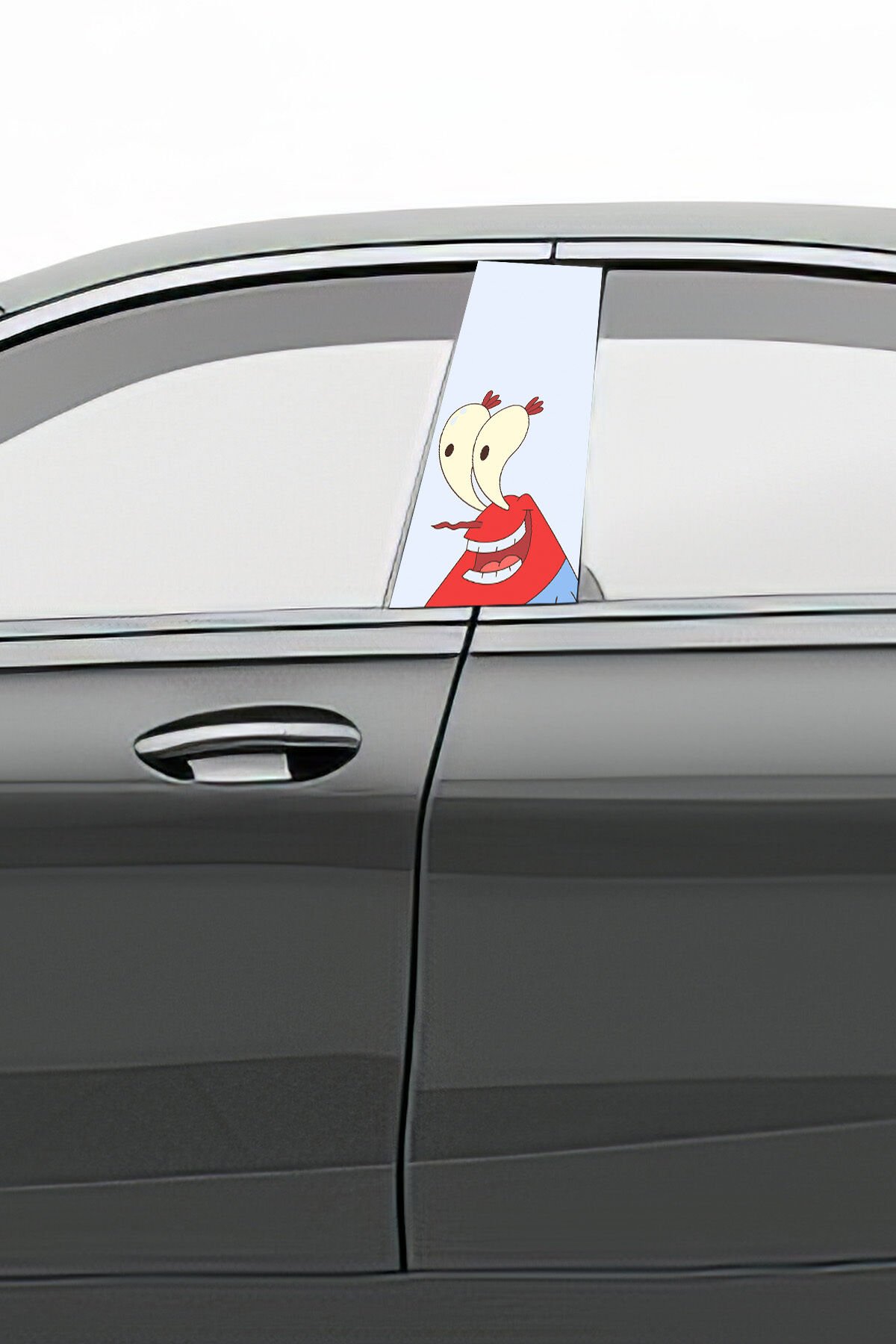 Araç Kapı Direk Kaplama Folyosu Desenli (Sağ Sol Takım) (2 Adet) - 22x50 Cm