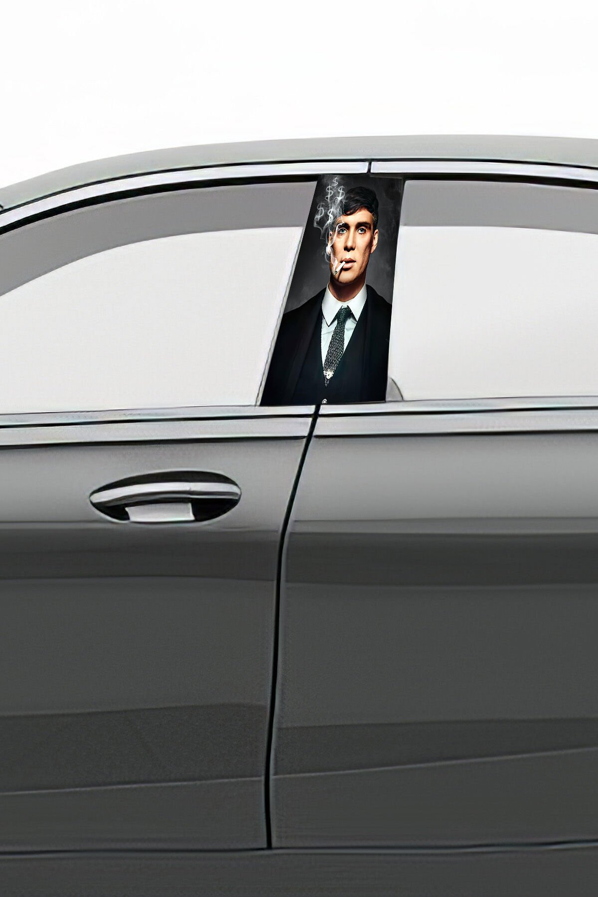 Araç Kapı Direk Kaplama Folyosu Desenli (Sağ Sol Takım) (2 Adet) - 22x50 Cm