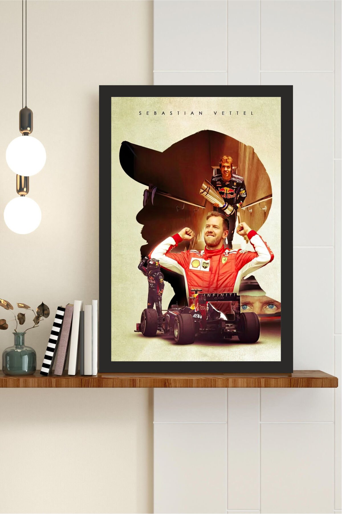 genç odası çerceve görünümlü mdf tablo