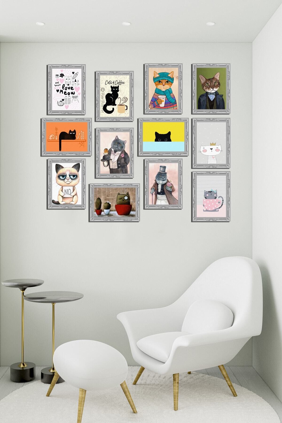 Modern Style 12 Parçalı Mdf Tablo Mck087