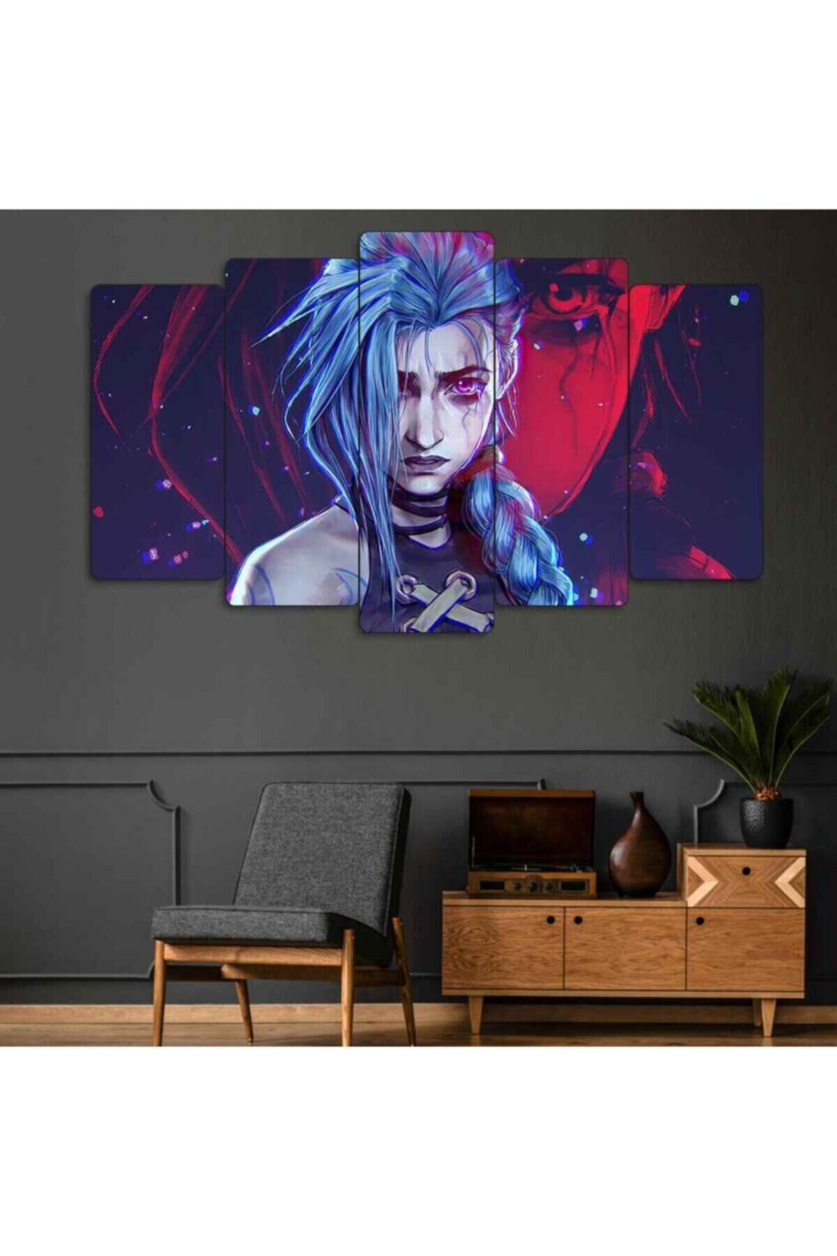 Arcane - 5 Parçalı Tablo